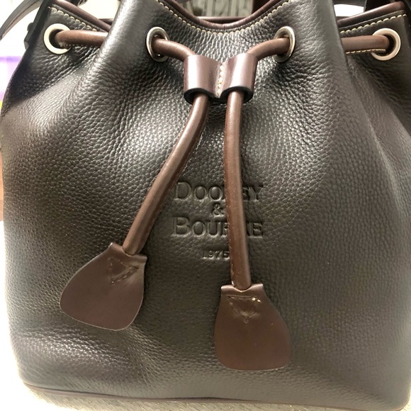 Dooney & Bourke Pebbled Leather Drawstring Purse - Picture 2 of 14